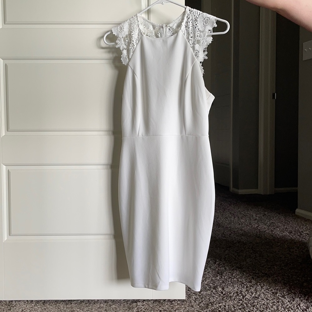 White Mini dress